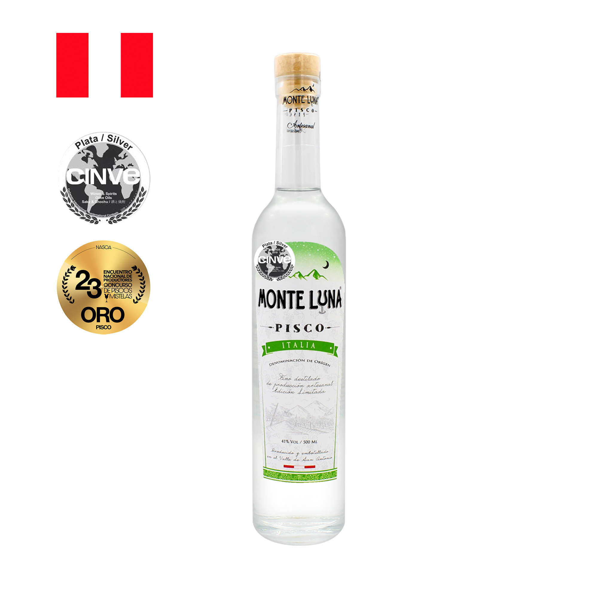 Pisco Monte Luna Italia 500 ml