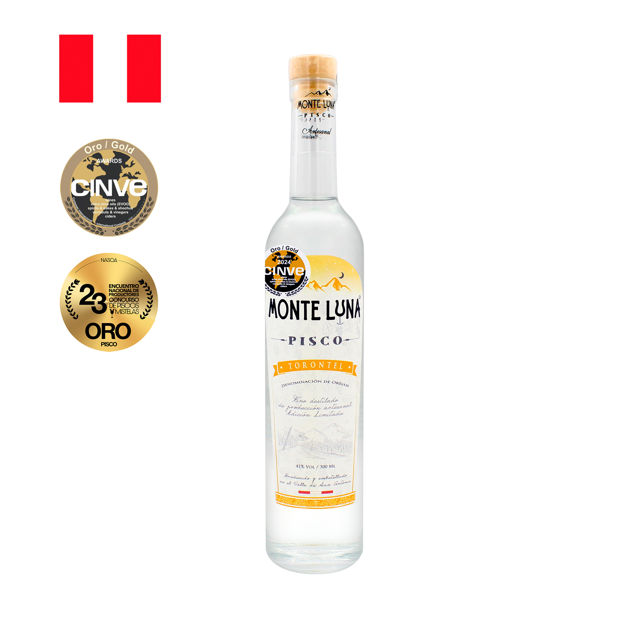 Pisco Monte Luna Torontel 500 ML