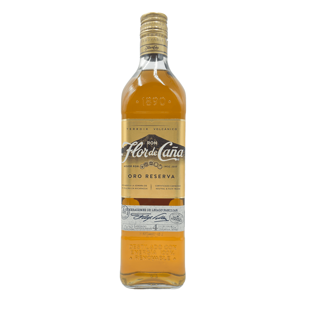 Flor de Caña Gold Rubio 4 Años 750 ml