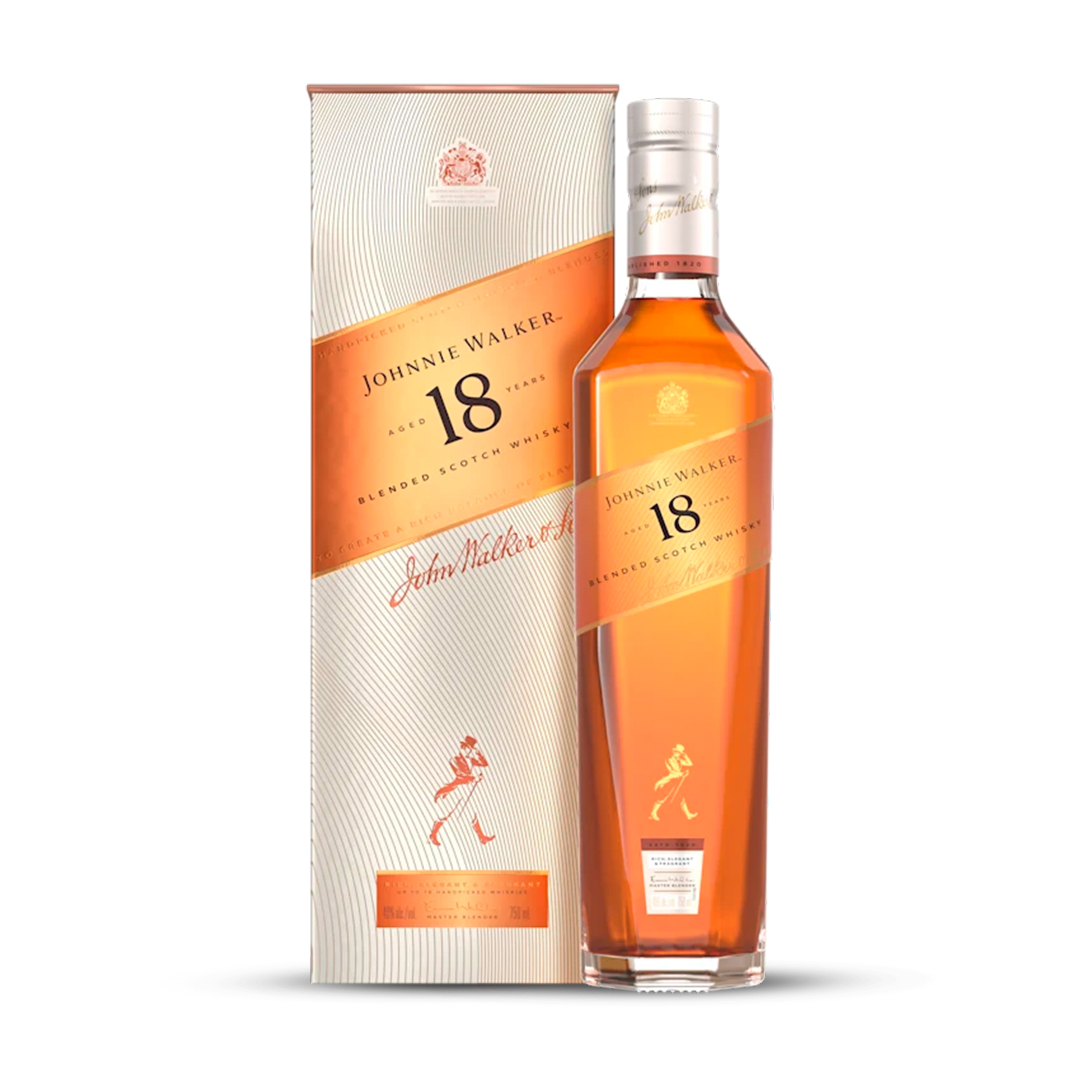 Whisky Johnnie Walker Aged 18 Años Whisky 750ml