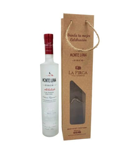 Pisco Personalizado en Serigrafia 500 ML