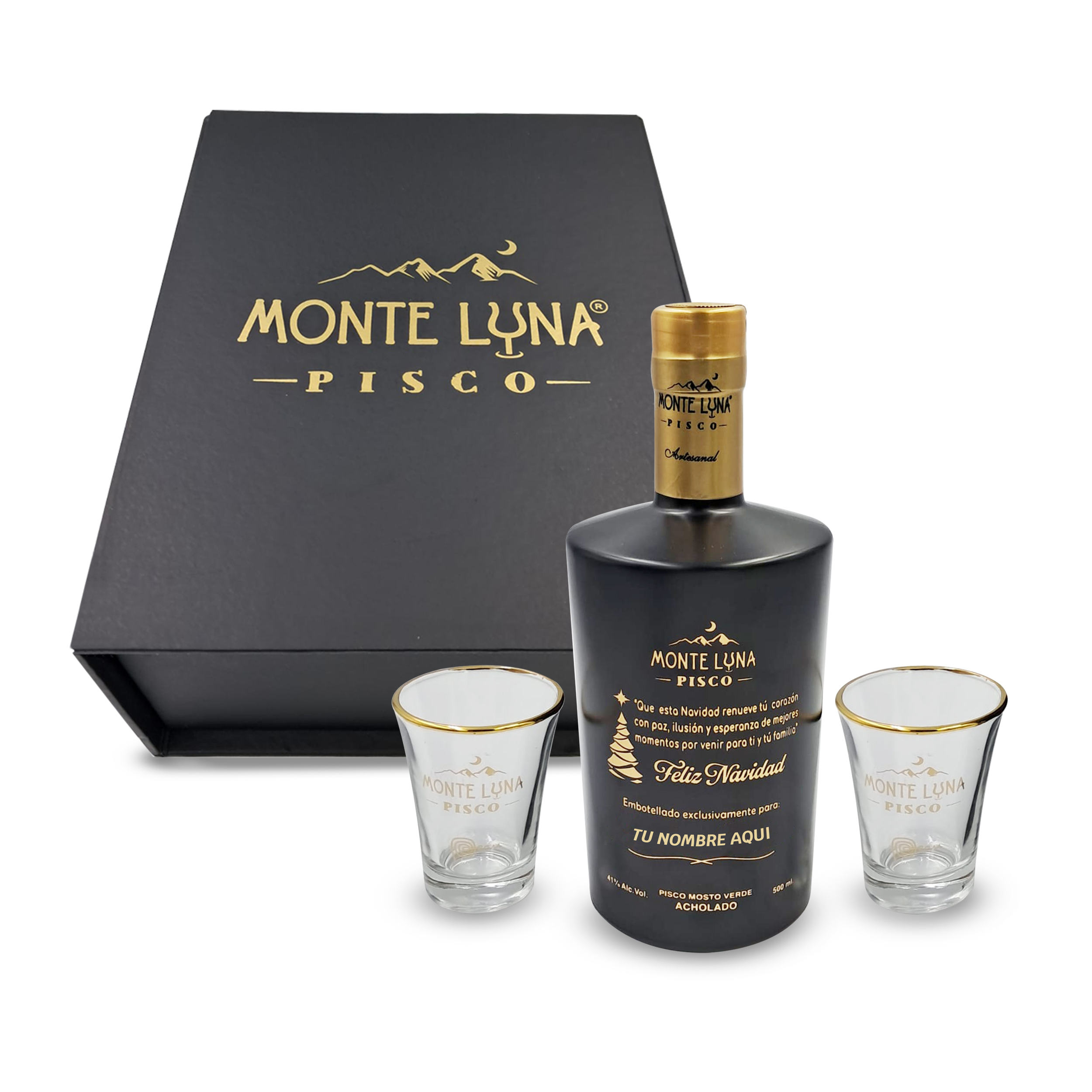 Caja Imantada Corporativa Personalizable con Pisco