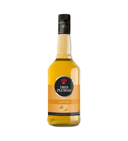Licor Tres Plumas Durazno 700 ML