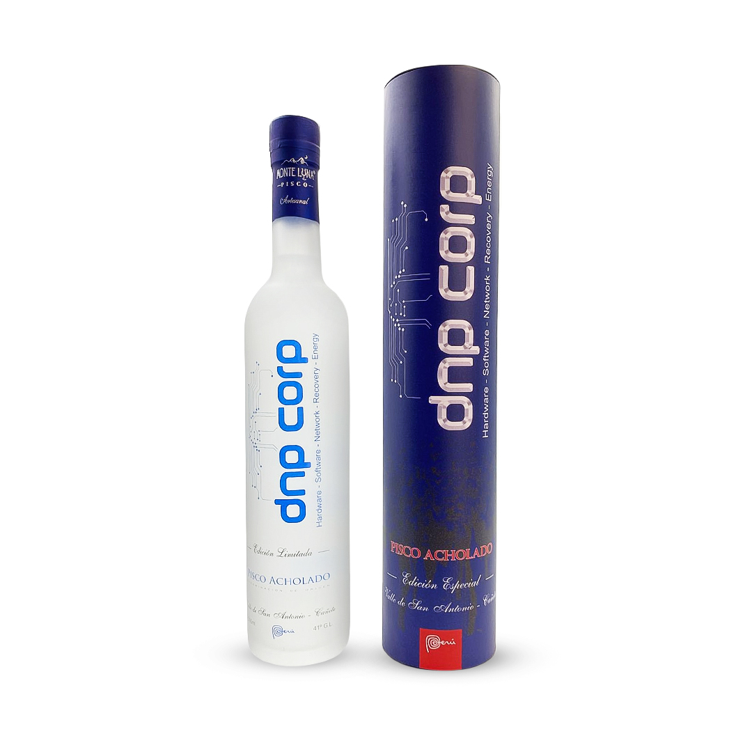 Pisco Personalizado Acholado c/ Tubular 500 ML | Serigrafia