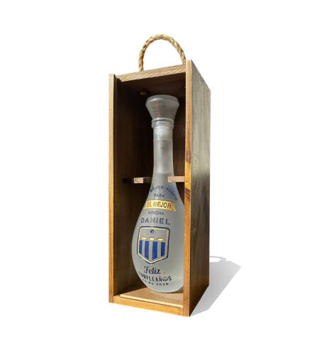 Pisco Mosto Verde Acholado Alianza Lima 500 ML | Botella Personalizada Cumpleaños + Caja de Pino
