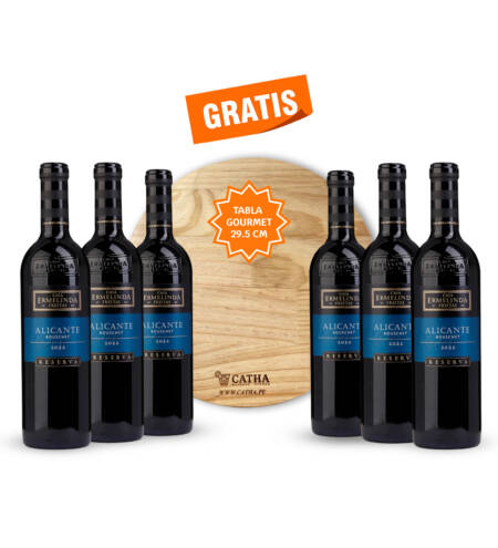 6 Vinos Alicante Bouschet Reserva 2022 750 ML | Tabla Gourmet Gratis