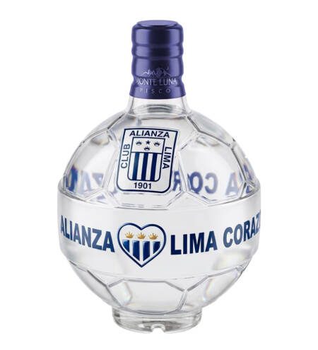 Pisco Monte Luna Alianza Lima Botella Balón 750 ml Personalizable