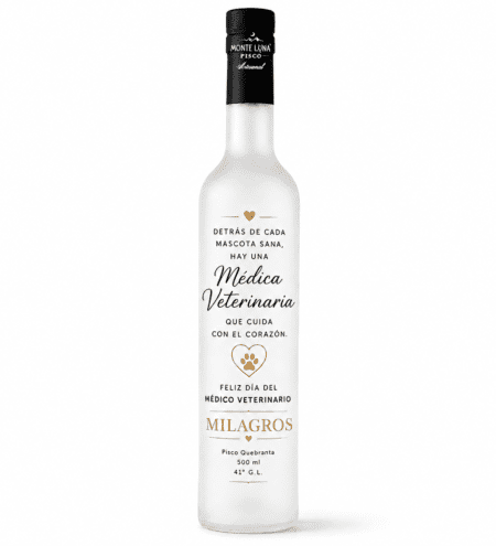 Dia del Medico Veterinario Pisco Personalizado 500 ml