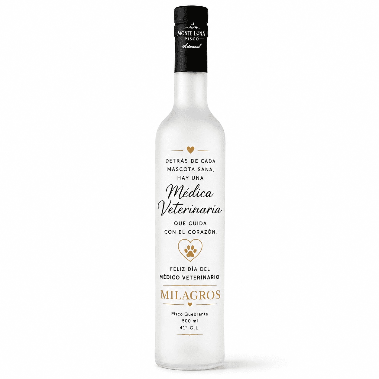 Dia del Medico Veterinario Pisco Personalizado 500 ml