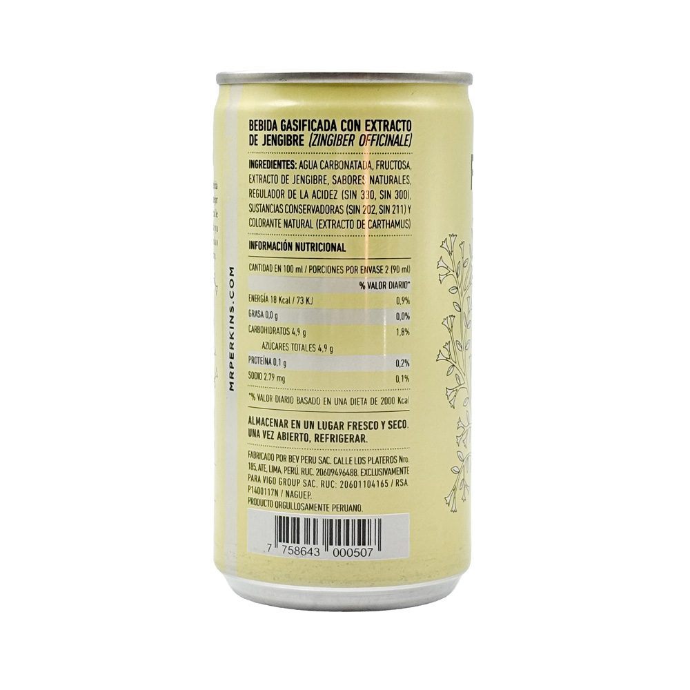 Ginger Beer Mr Perkins 24 unidades de 180 ml - Imagen 3