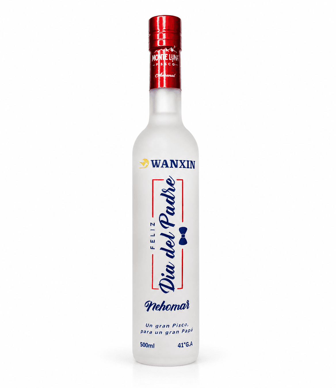 Pisco Personalizado Monte Luna 500 ml con Caja - Imagen 3