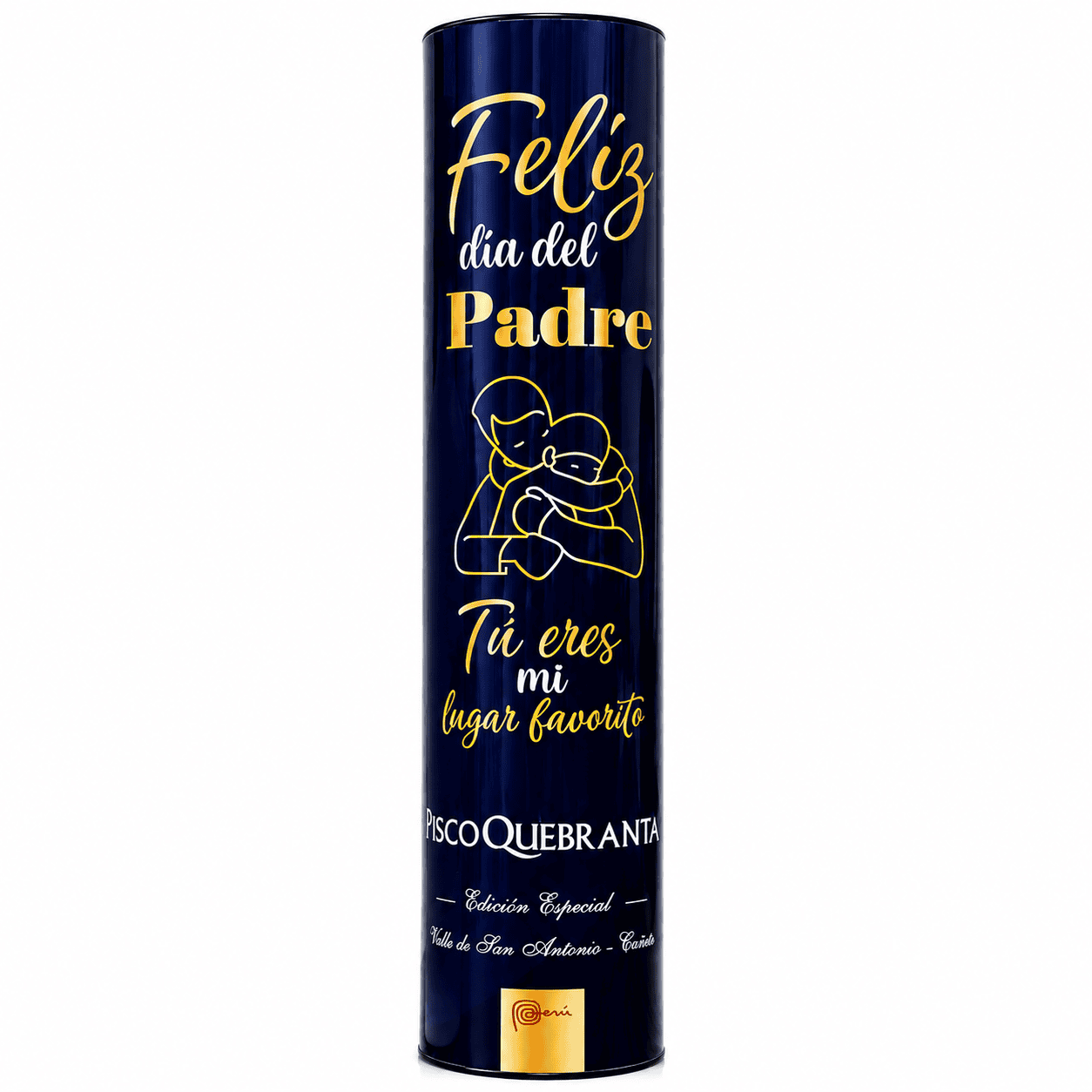 Pisco Personalizado Día del Padre con Tubular 500 ml - Imagen 3