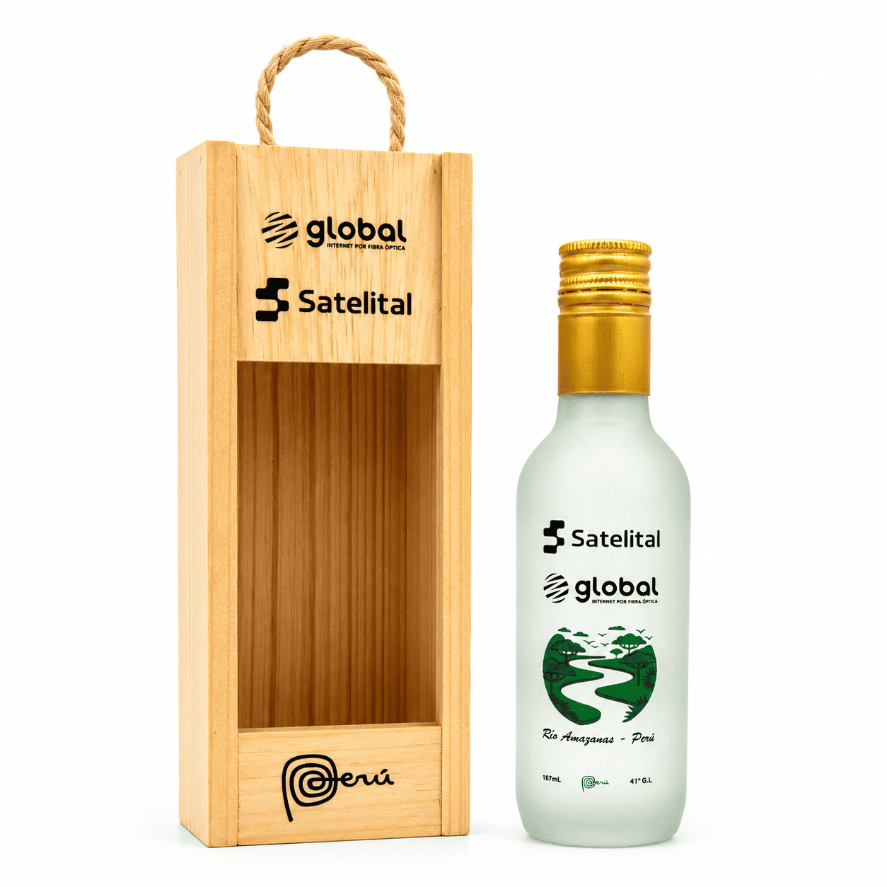 Pisco Personalizado Corporativo 187 ml