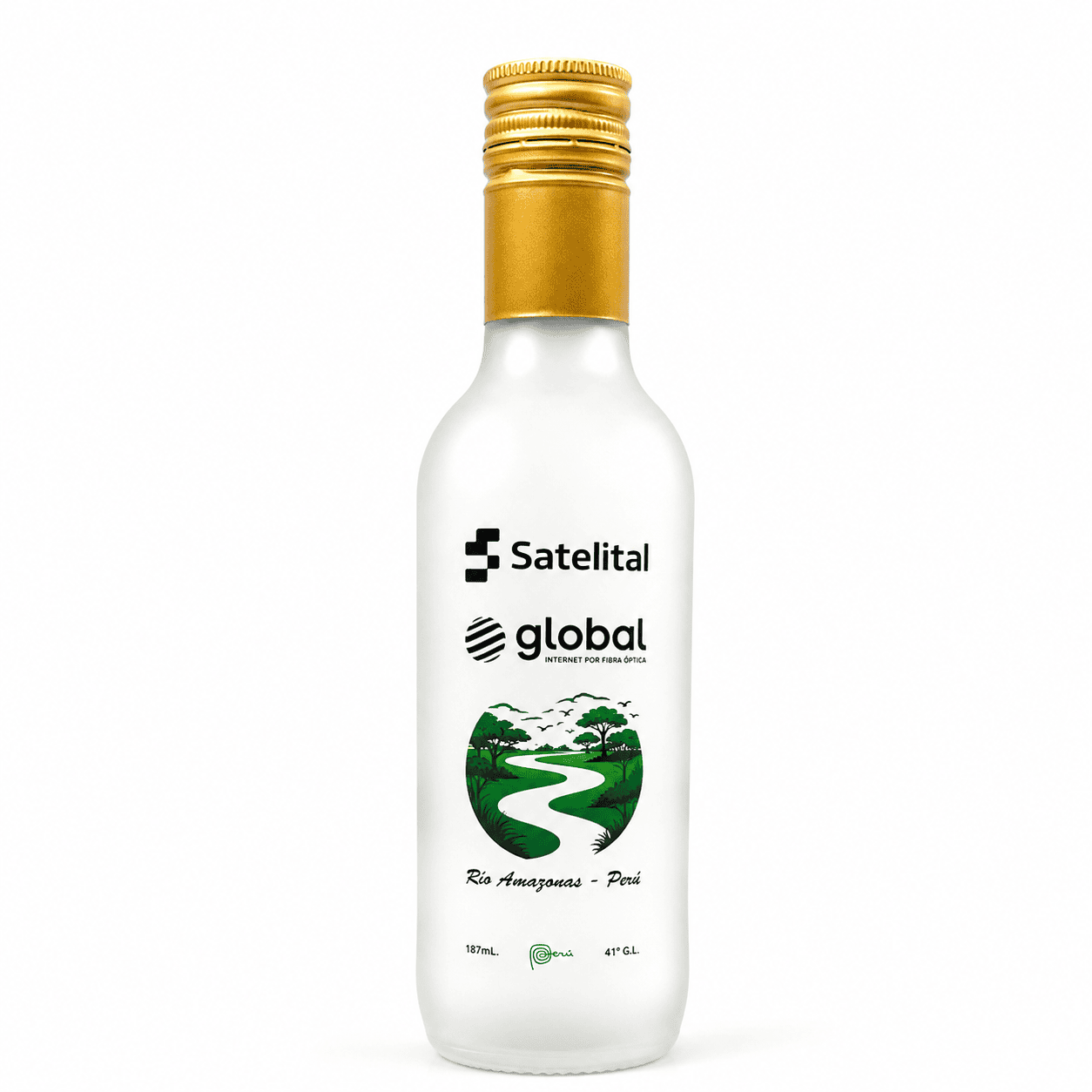 Pisco Personalizado Corporativo 187 ml - Imagen 2