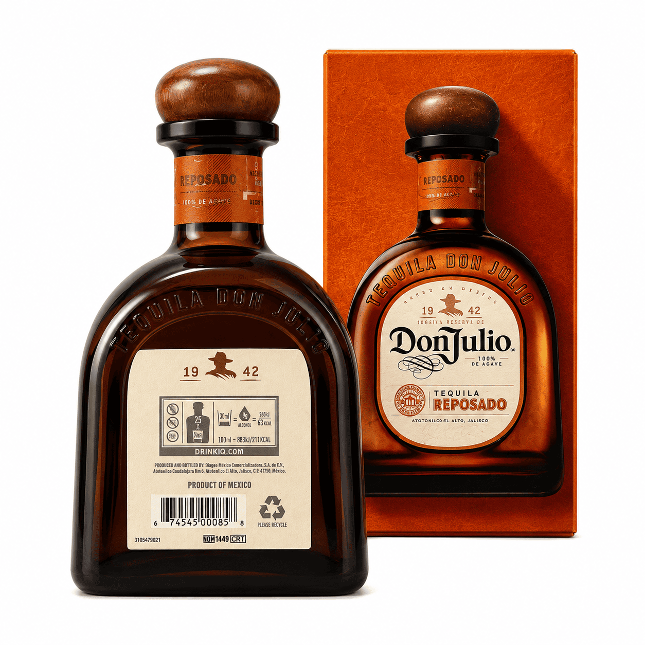 Tequila Don Julio Reposado 750 ml con Caja | Catha.pe