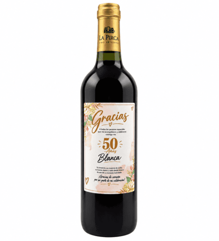 Vino personalizado La Pirca Quebranta Seco Patrimonial 750 ml